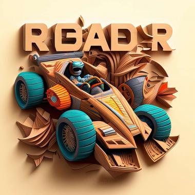 3D model Super Pixel Racers game (STL)